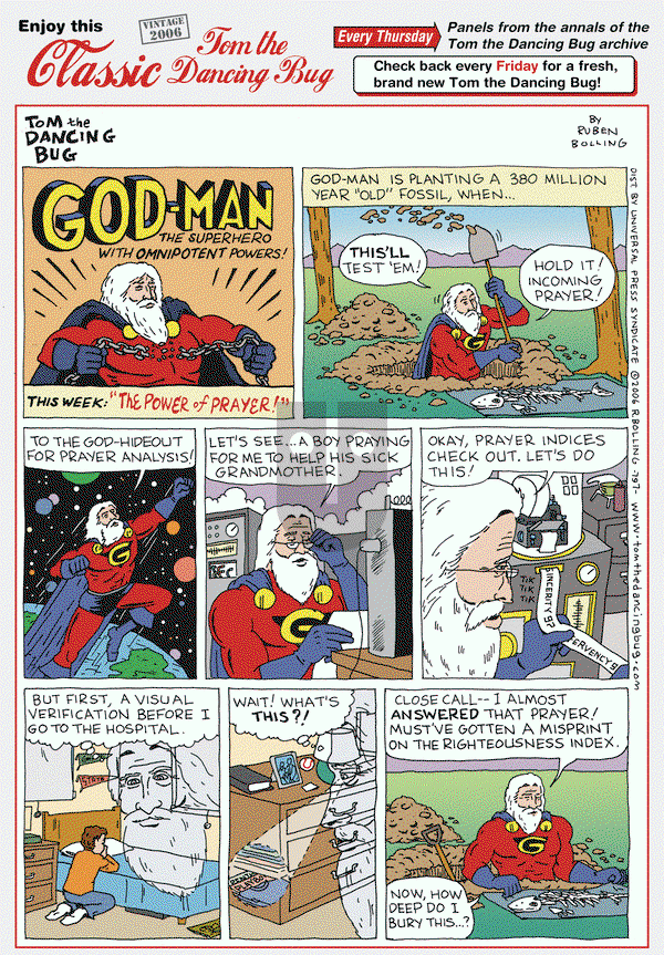 Tom the Dancing Bug on Thursday May 10, 2018 Comic Strip