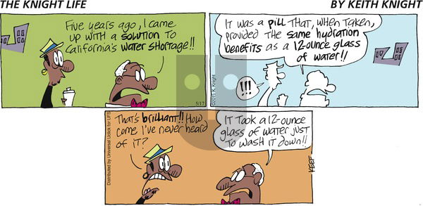 The Knight Life on Sunday May 17, 2015 Comic Strip