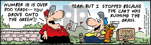 Frank and Ernest - Friday September 12, 2008 Comic Strip