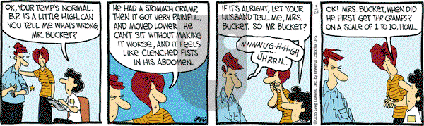 The Buckets on Saturday March 28, 2015 Comic Strip
