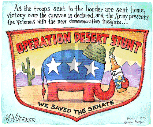 Matt Wuerker on Wednesday November 21, 2018 Comic Strip