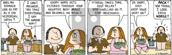 Cathy Classics - Friday June 8, 2001 Comic Strip