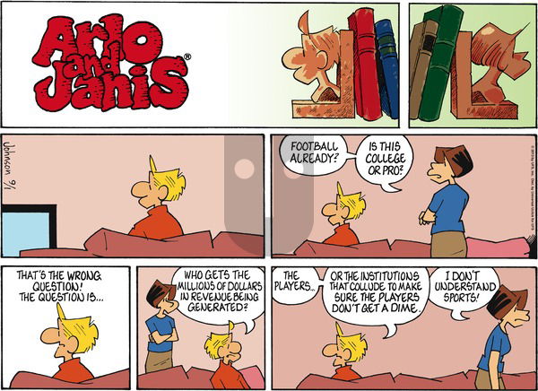 Arlo and Janis on Sunday September 1, 2013 Comic Strip