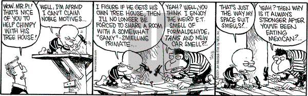 Monty - Thursday October 25, 2001 Comic Strip