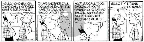 Drabble on Saturday November 25, 2006 Comic Strip