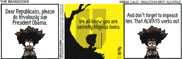 La Cucaracha on Friday August 15, 2014 Comic Strip