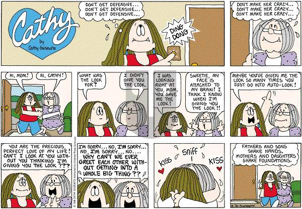 Cathy Classics - Sunday August 30, 1998 Comic Strip