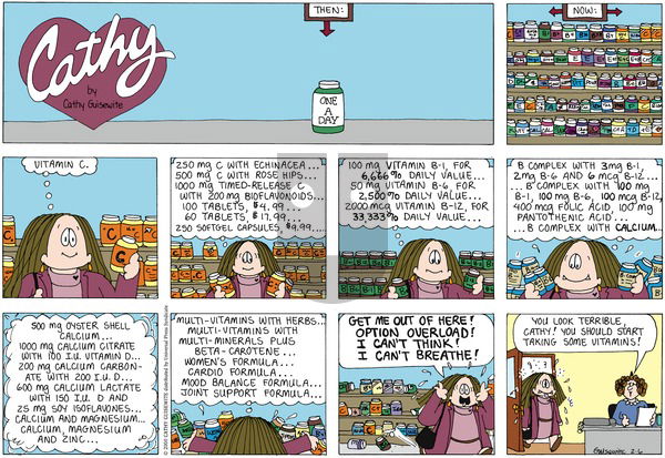 Cathy Classics on Sunday February 6, 2011 Comic Strip