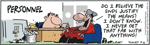 Frank and Ernest on Thursday September 6, 2012 Comic Strip