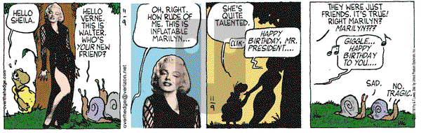 Over the Hedge on Friday November 9, 2007 Comic Strip