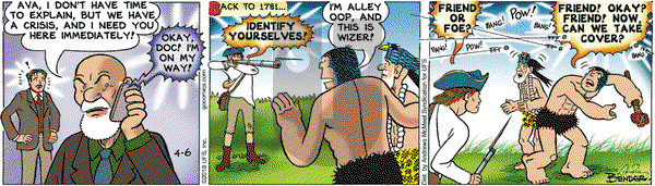 Alley Oop on Friday April 6, 2018 Comic Strip