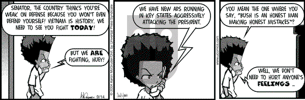 The Boondocks on Tuesday April 17, 2012 Comic Strip