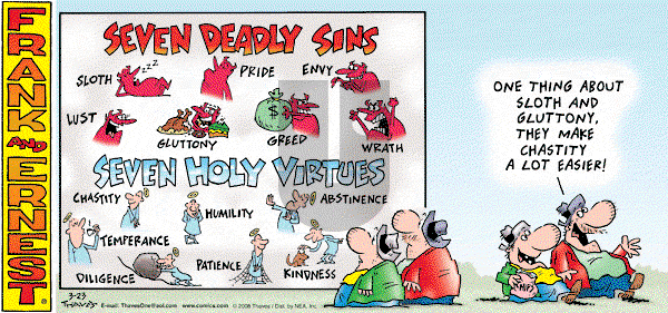 Frank and Ernest on Sunday March 23, 2008 Comic Strip