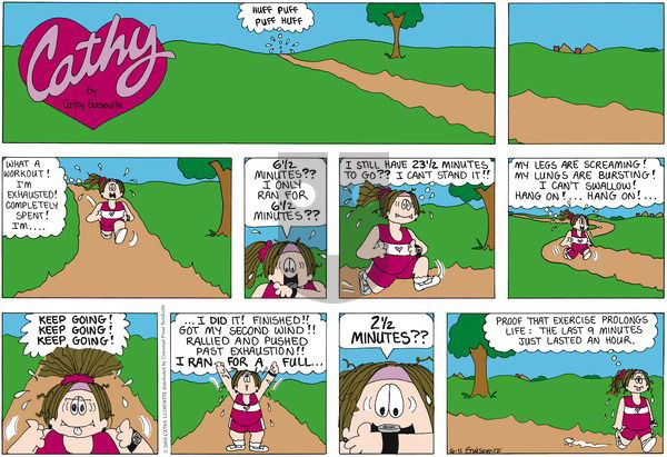 Cathy Classics on Sunday June 12, 2011 Comic Strip