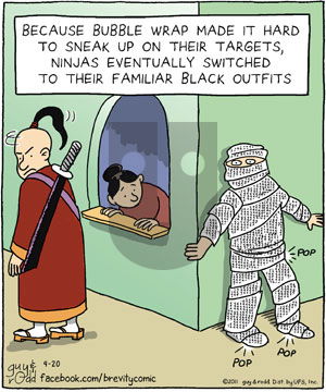 Brevity on Wednesday April 20, 2011 Comic Strip