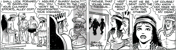 Alley Oop on Monday May 5, 1997 Comic Strip