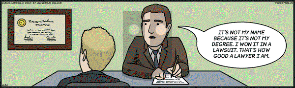 F Minus on Friday April 24, 2015 Comic Strip
