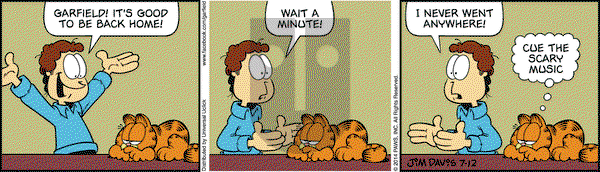 Garfield on Saturday July 12, 2014 Comic Strip