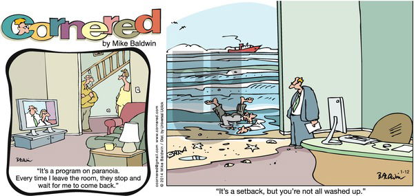 Cornered on Sunday January 12, 2014 Comic Strip