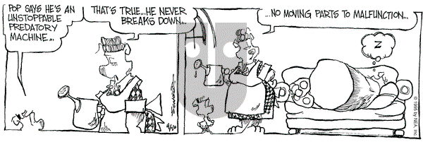 The Grizzwells on Wednesday April 26, 1995 Comic Strip