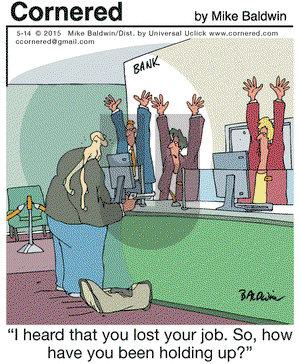 Cornered on Thursday May 14, 2015 Comic Strip