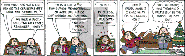 Cathy Classics on Monday December 12, 2005 Comic Strip