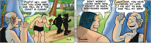 Alley Oop on Monday October 3, 2016 Comic Strip