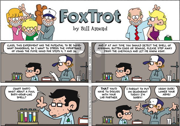 FoxTrot on Sunday September 20, 2015 Comic Strip
