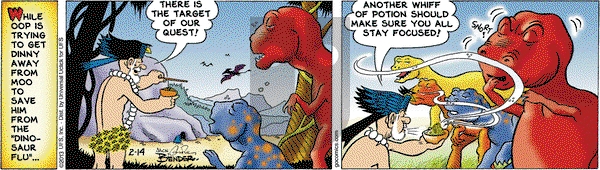 Alley Oop on Thursday February 14, 2013 Comic Strip
