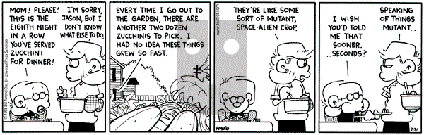 FoxTrot on Friday July 31, 1998 Comic Strip