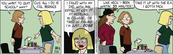 Luann on Monday March 25, 2019 Comic Strip