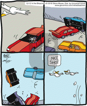 In the Bleachers on Tuesday December 13, 2016 Comic Strip