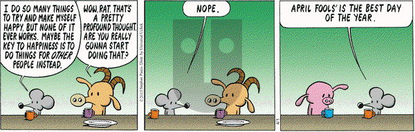 Pearls Before Swine on Wednesday April 1, 2015 Comic Strip