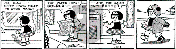 Nancy Classics on Tuesday November 1, 2016 Comic Strip