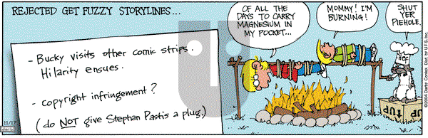Get Fuzzy on Wednesday November 17, 2004 Comic Strip