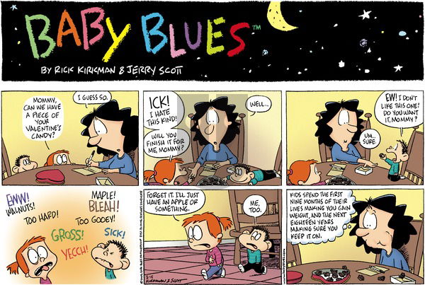 Baby Blues on Sunday February 15, 2004 Comic Strip