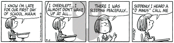 Peanuts on Tuesday September 2, 1980 Comic Strip