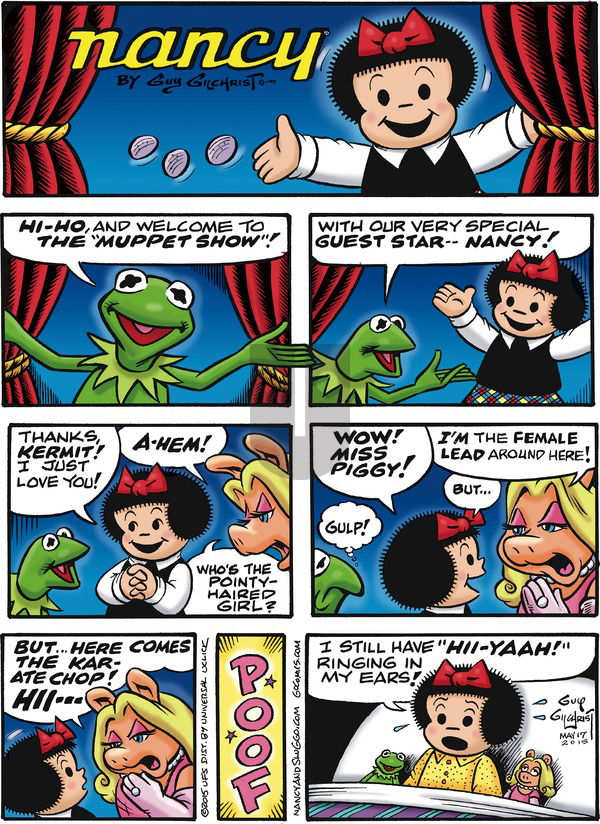 Nancy on Sunday May 17, 2015 Comic Strip