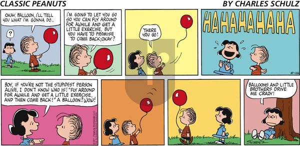 Peanuts - Sunday August 26, 2018 Comic Strip