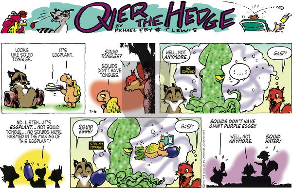 Over the Hedge on Sunday July 6, 2014 Comic Strip
