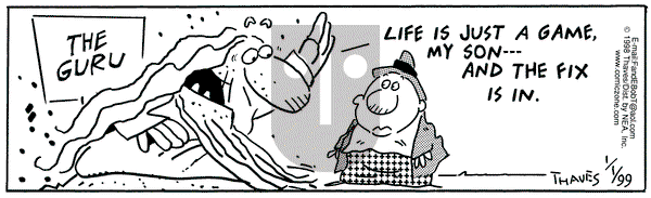 Frank and Ernest on Friday January 1, 1999 Comic Strip