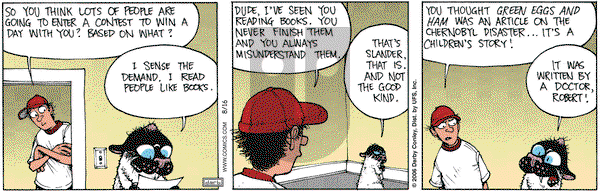 Get Fuzzy on Wednesday August 16, 2006 Comic Strip