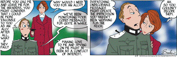 9 Chickweed Lane on Monday February 3, 2014 Comic Strip
