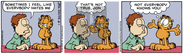 Garfield on Thursday June 1, 2006 Comic Strip