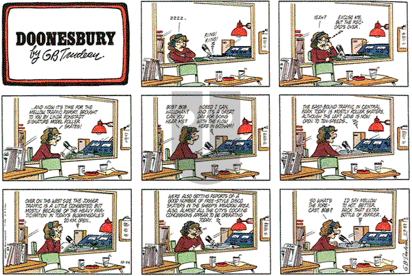 Doonesbury on Sunday October 14, 1979 Comic Strip