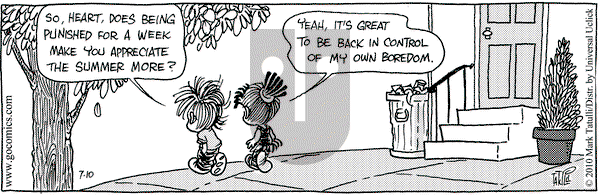 Heart of the City - Saturday July 10, 2010 Comic Strip