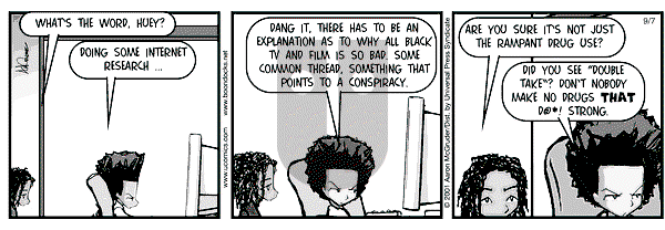 The Boondocks - Friday September 7, 2001 Comic Strip