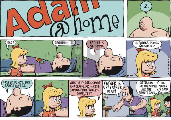 Adam@Home on Sunday August 19, 2018 Comic Strip
