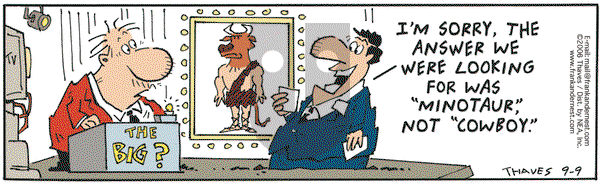 Frank and Ernest on Saturday September 9, 2006 Comic Strip