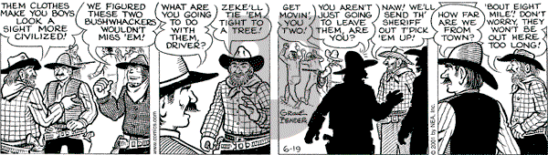 Alley Oop on Tuesday June 19, 2001 Comic Strip